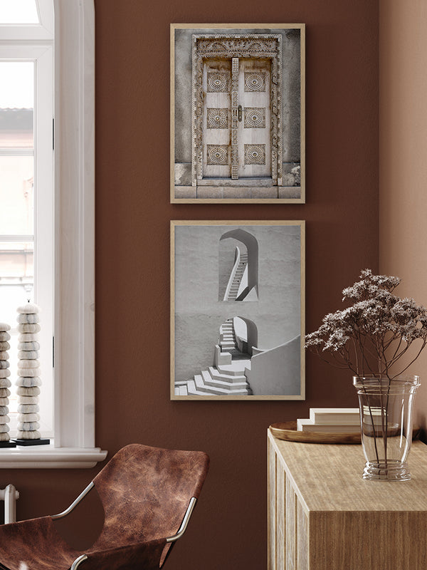 Marrakech Door Poster Framed Art Print | Lifestyle