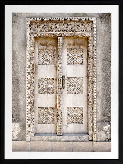 Marrakech Door Poster Framed Art Print