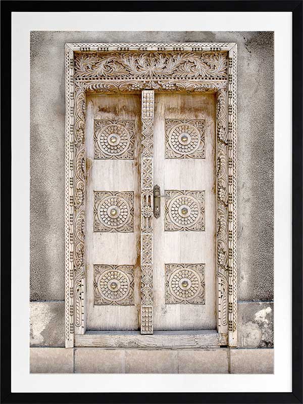 Marrakech Door Poster Framed Art Print