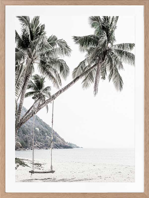 Swing Life Away Poster Framed Art Print