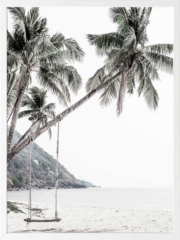 Swing Life Away Poster Framed Art Print