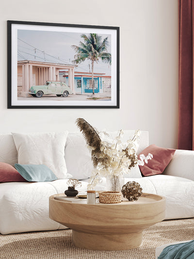Pastel La Palma Poster Framed Art Print | Lifestyle