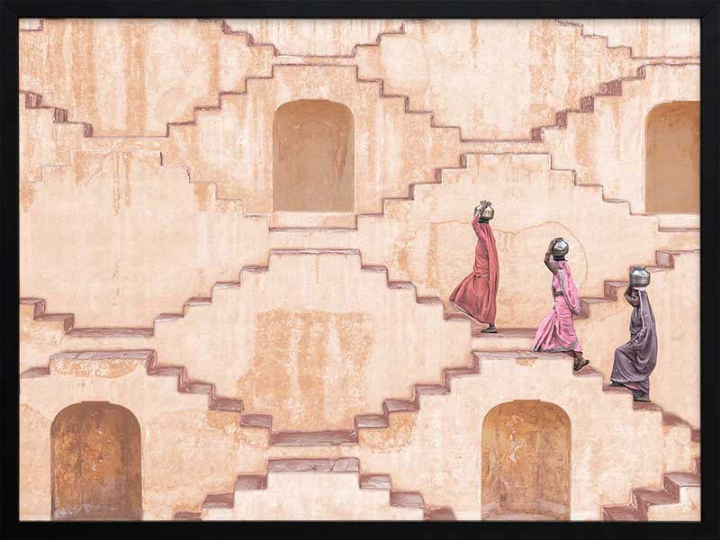 The Climb Poster Framed Art Print