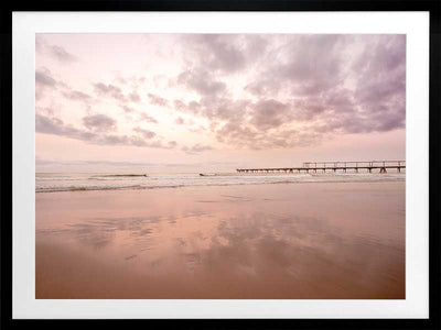 The Pier Poster Framed Art Print