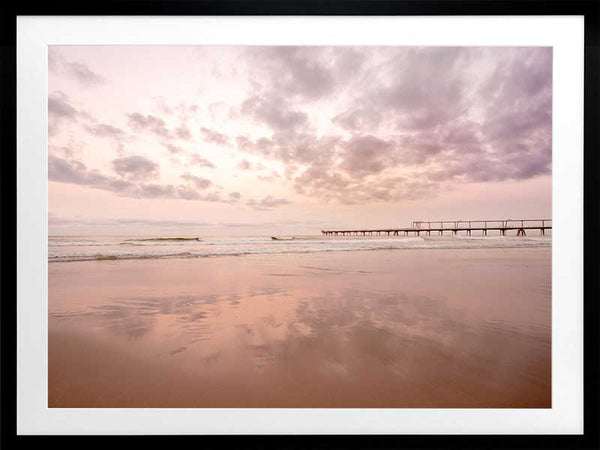 The Pier Poster Framed Art Print