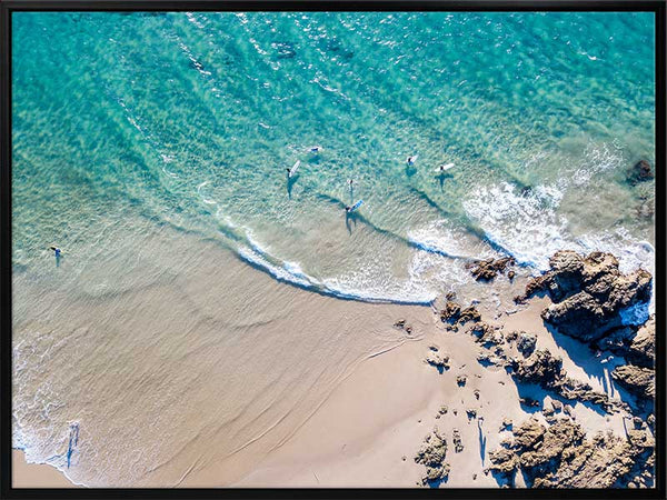 Tide Rolls In Canvas Art Print