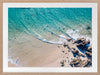 Tide Rolls In Poster Framed Art Print