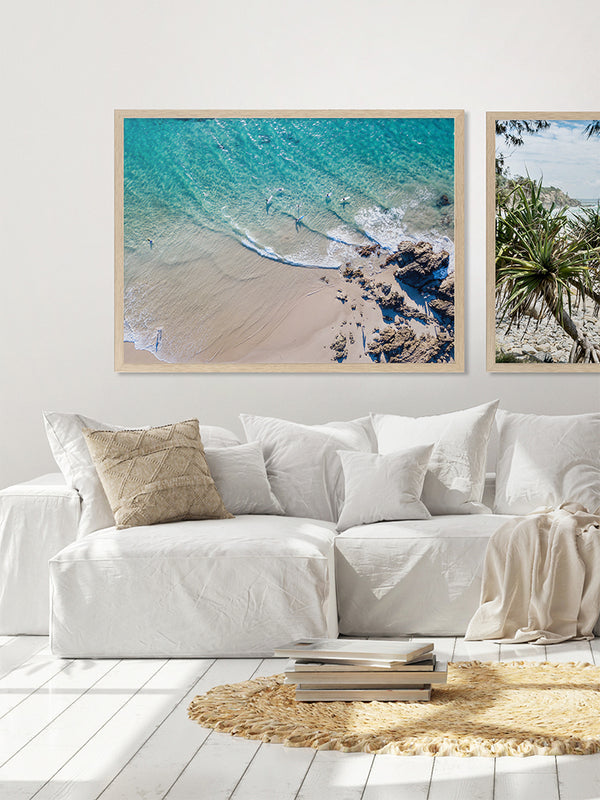 Tide Rolls In Poster Framed Art Print | Lifestyle