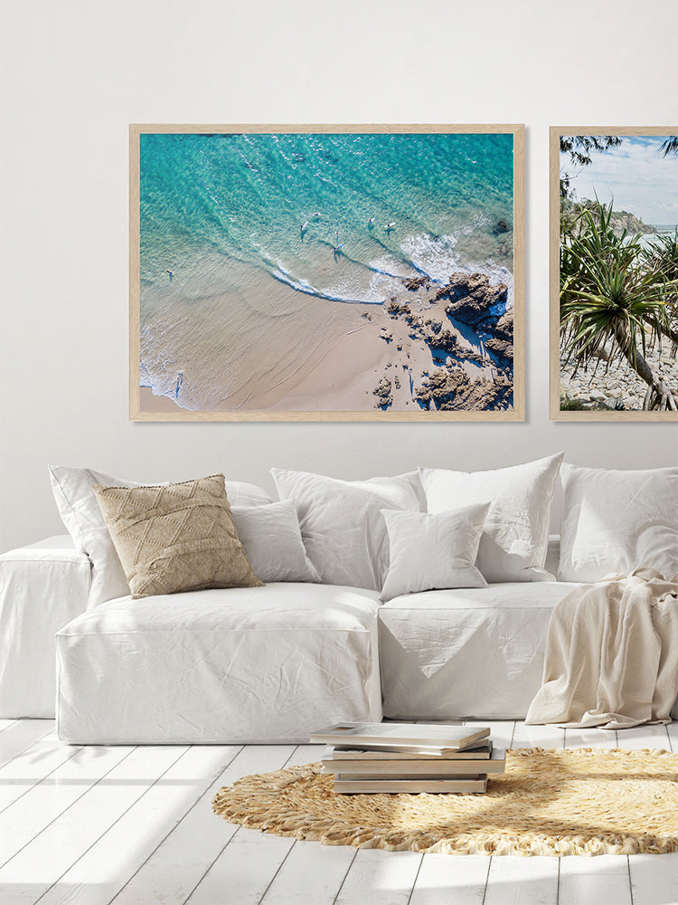 Tide Rolls In Poster Framed Art Print | Lifestyle