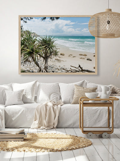 Welcome to Paradise Poster Framed Art Print | Lifestyle