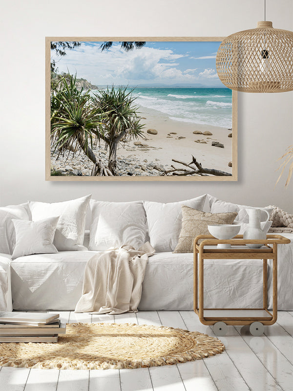 Welcome to Paradise Poster Framed Art Print | Lifestyle