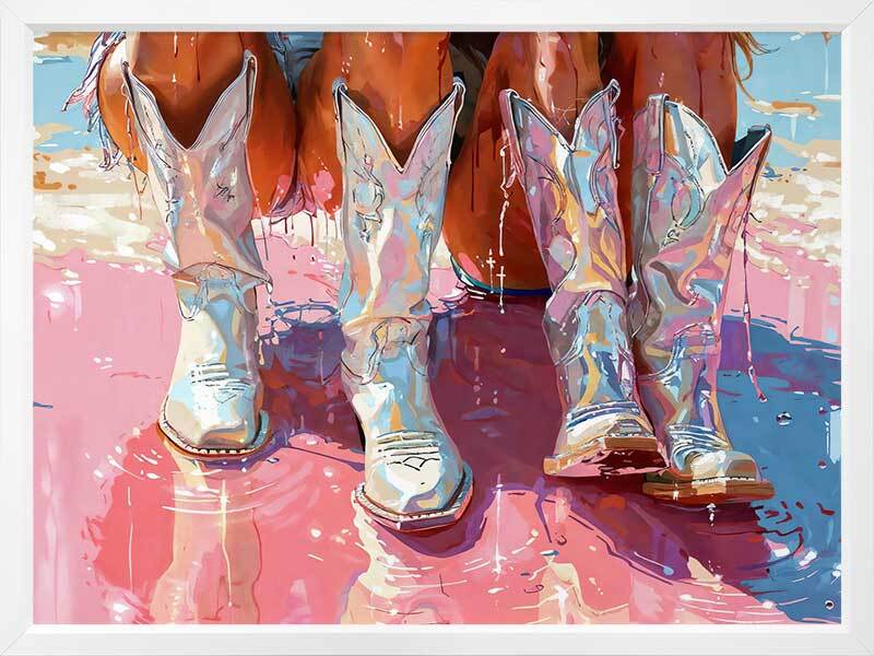 Glittering Gem Boots Poster