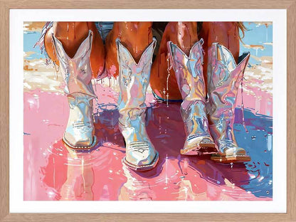 Glittering Gem Boots Poster