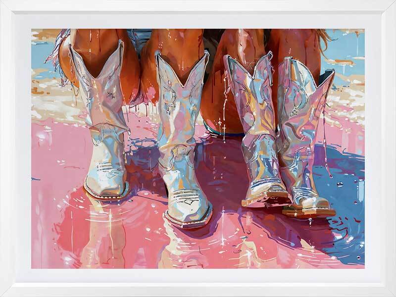 Glittering Gem Boots Poster