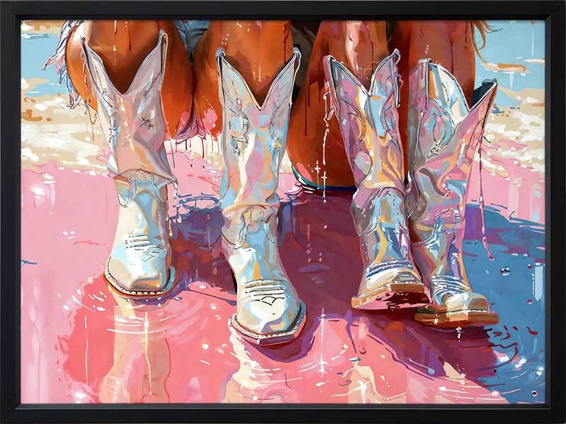 Glittering Gem Boots Poster