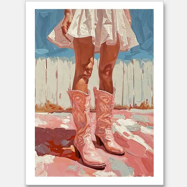 Cowboy Like Me Unframed Art Print