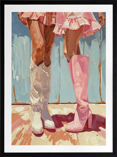 Dressed for Tour Poster Framed Art Print