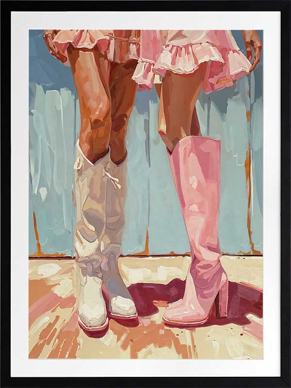 Dressed for Tour Poster Framed Art Print