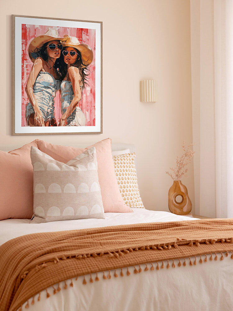 Hearts for Days Poster Framed Art Print | Lifestyle