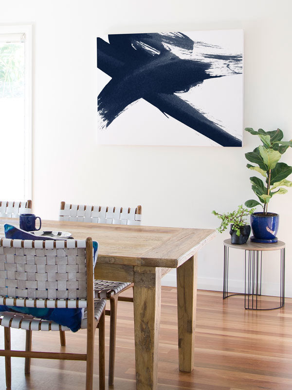 Total X - Evening Ink Canvas Art Print | Lifestyle