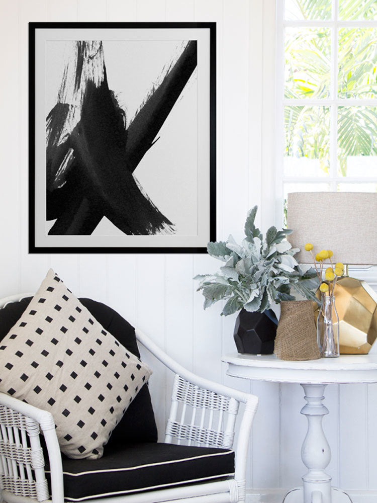 Total X - Smudge Canvas Art Print | Lifestyle