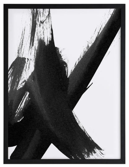 Total X - Smudge Framed Art Print