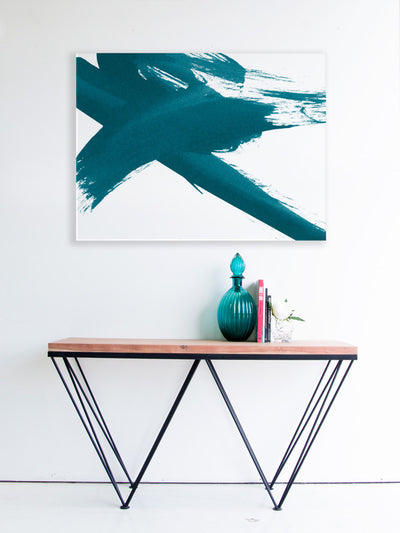 Total X - Peacock Canvas Art Print | Lifestyle