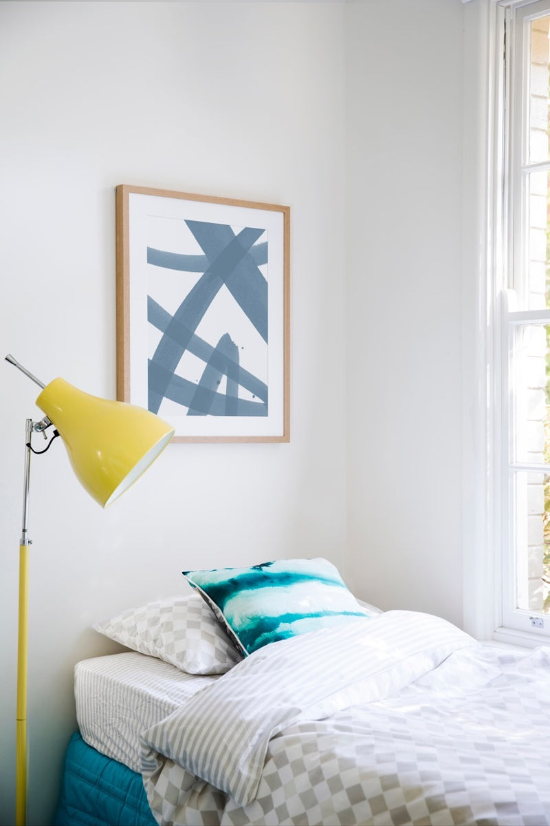 Balancing Act - Birdy Framed Art Print | Lifestyle