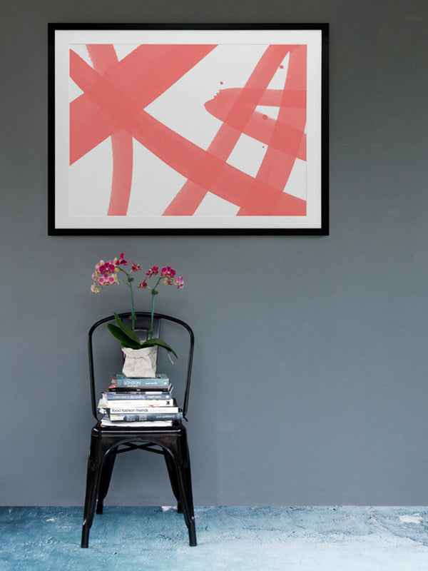 Balancing Act - Summer Ice Framed Art Print | Lifestyle