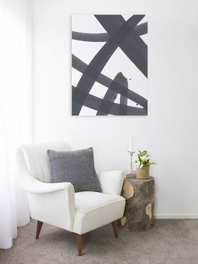 Balancing Act - Granite Canvas Art Print | Lifestyle