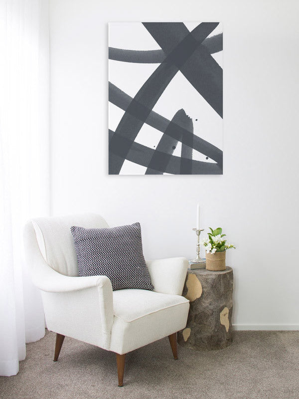 Balancing Act - Granite Canvas Art Print | Lifestyle