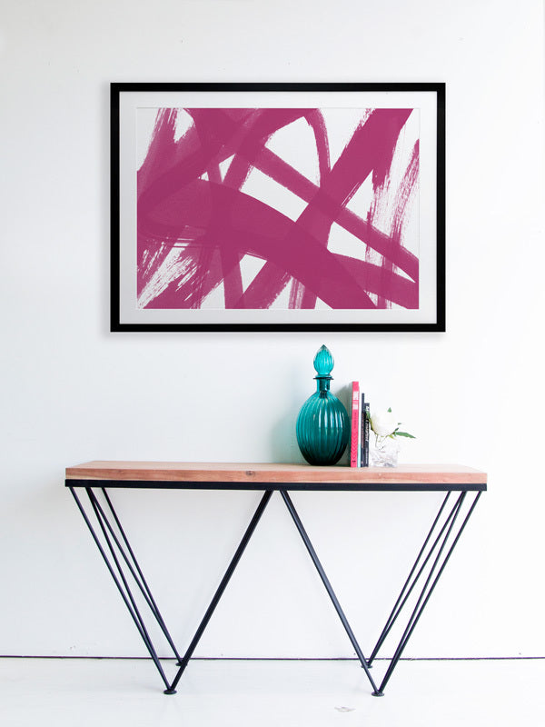Revolution - Raspberry Pop Canvas Art Print | Lifestyle