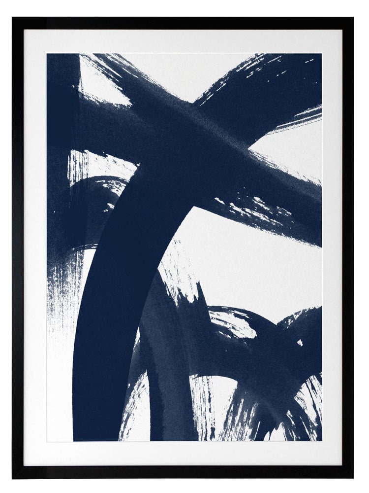 Changing Lanes - Evening Ink Framed Art Print