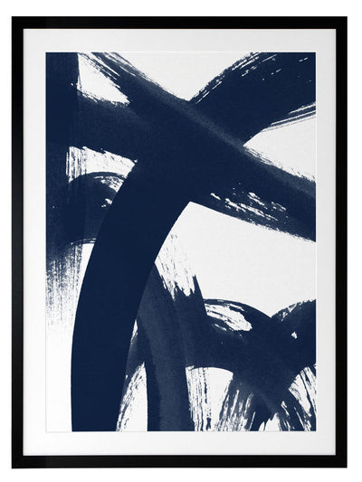 Changing Lanes - Evening Ink Framed Art Print