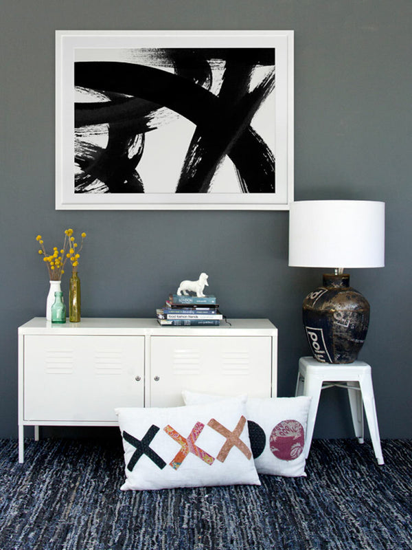 Changing Lanes - Smudge Framed Art Print | Lifestyle