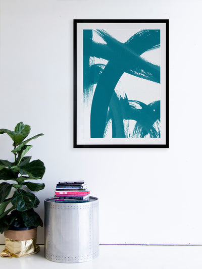 Changing Lanes - Peacock Canvas Art Print | Lifestyle