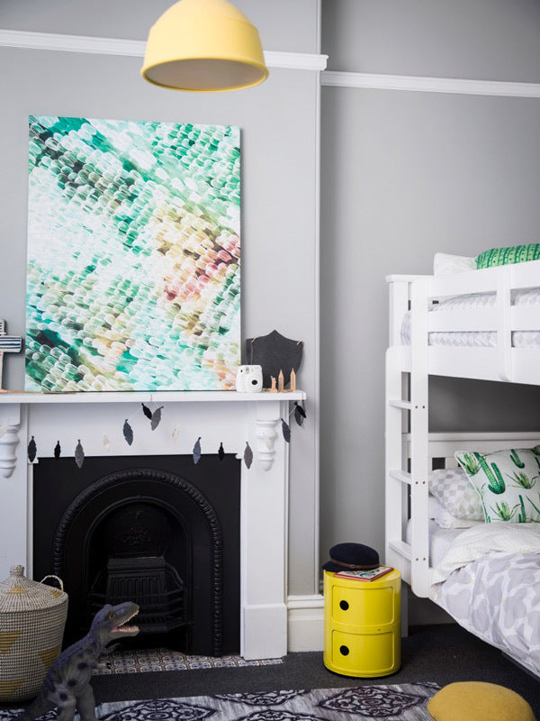 Papillon - Emerald City Canvas Art Print | Lifestyle