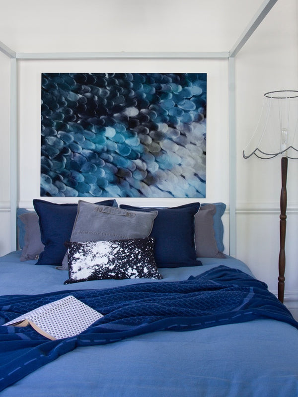 Papillon - Blue Divine Canvas Art Print | Lifestyle