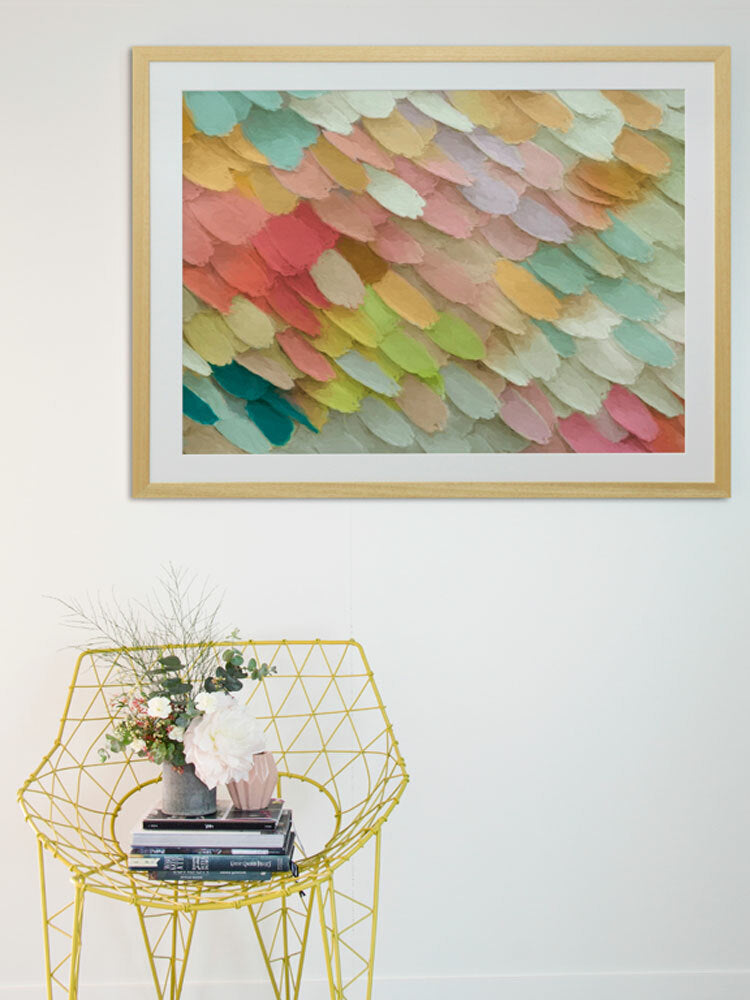Papillon - Living Palette Framed Art Print | Lifestyle