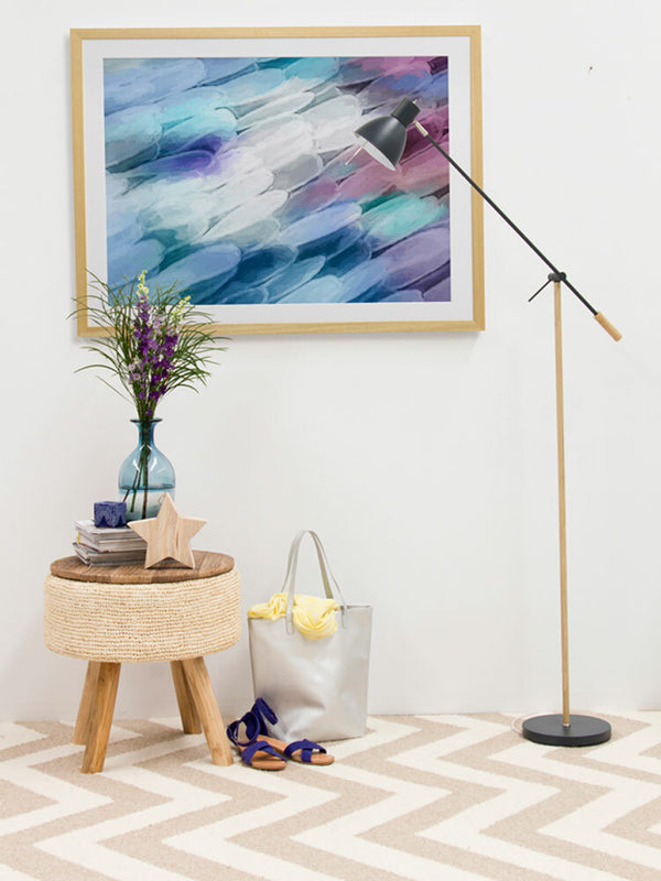 Papillon - Cascade Framed Art Print | Lifestyle