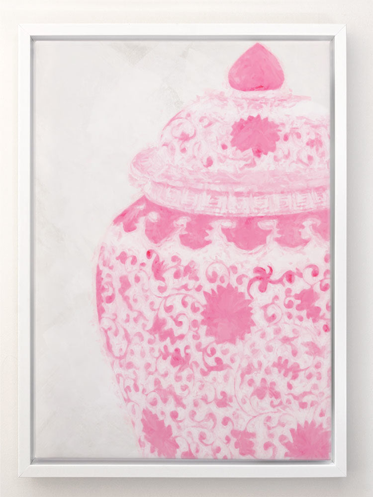 Ginger - Raspberry Cream Canvas Art Print