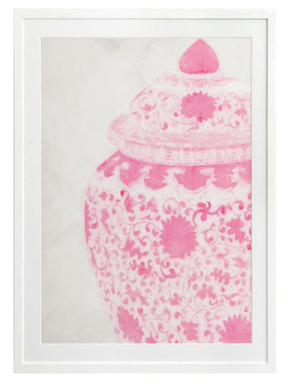 Ginger - Raspberry Cream Framed Art Print