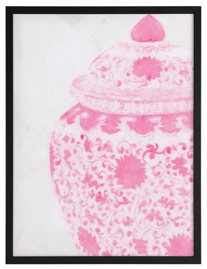 Ginger - Raspberry Cream Framed Art Print