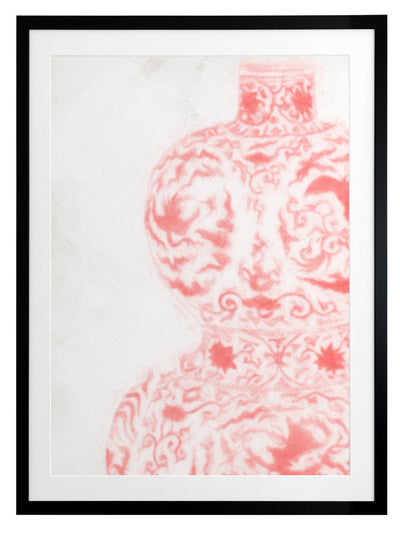 Hour Glass - Summer Blush Framed Art Print