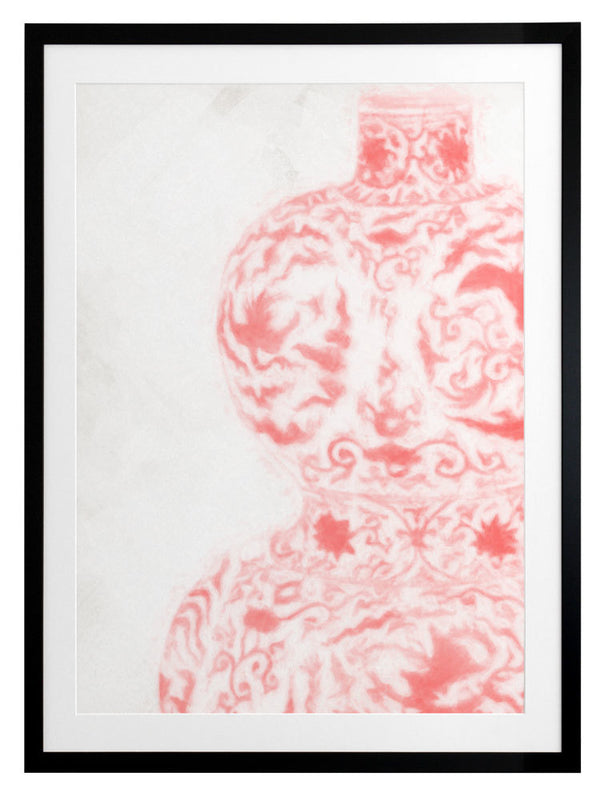 Hour Glass - Summer Blush Framed Art Print