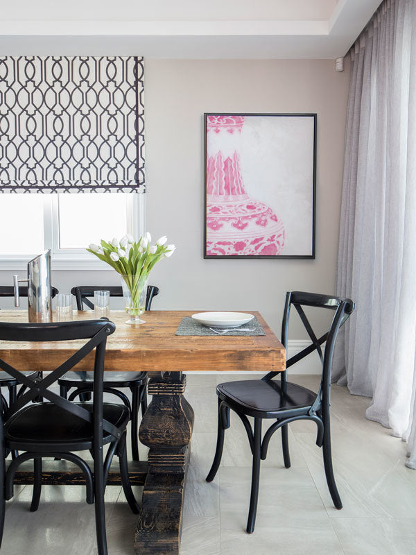 Phoenix - Raspberry Cream Canvas Art Print | Lifestyle