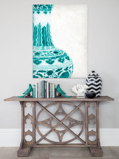 Phoenix - Peacock Plume Canvas Art Print | Lifestyle