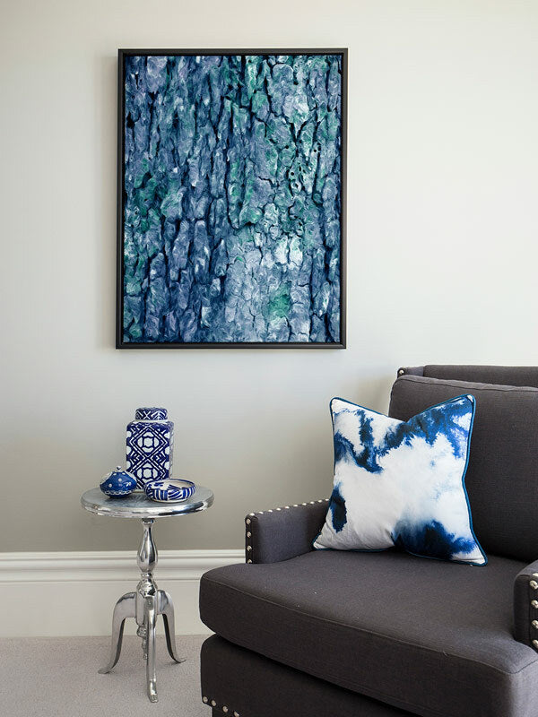 Crackling Moss Framed Art Print | Lifestyle