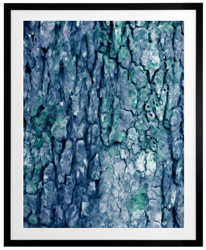 Crackling Moss Framed Art Print