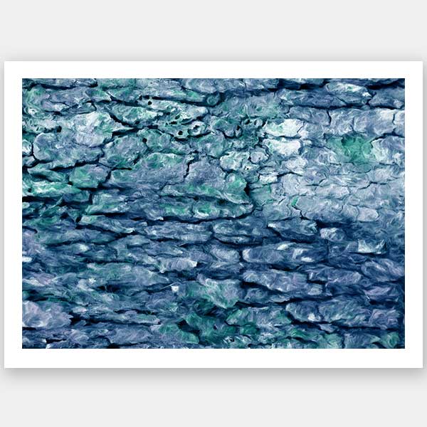 Crackling Moss Unframed Art Print